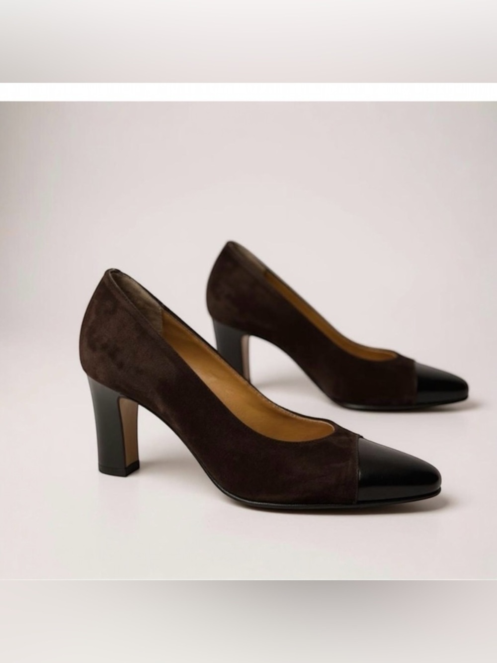 Valentino Brown Suede Heels